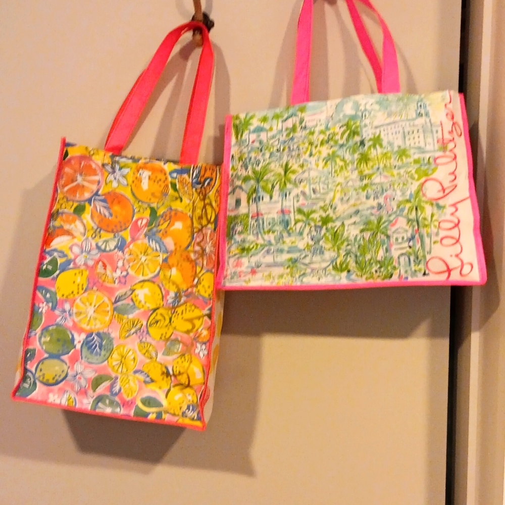 Set of 2 Lilly Pulitzer Tote Bags